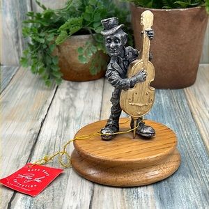 ⭐️Ron Lee Fine Pewter Band Collection Hobo Clown Figurine on Base Cello player